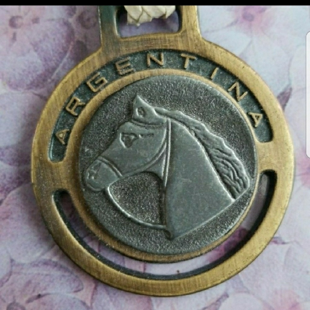 NWOT Argentinian Leather Keychain